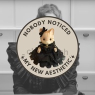 SYLVANIAN FAMILIES Nobody Noticed My New Aesthetic Taylor Swift Sylvanian Family Sticker (Fortnight - The Tortured Poets Department)