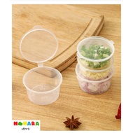 1pcs PORTABLE SAUCE CONTAINER SAUCE SAUCE CONTAINER PLASTIC SAUCE CUP/ SAUCE CONTAINER CONTAINER 25M