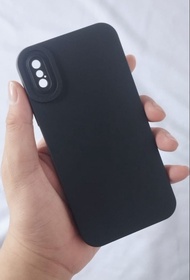 Case iPhone X - XS Case Softcase PREMIUM BLACK MATTE CAMERA PROTECTION Case Casing Hp iPhone X - XS