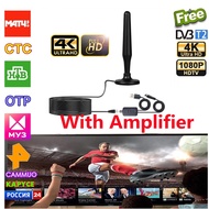 8K 3000 Miles Digital DVB-T2 TV Antenna with amplifier Booster 1080P HD Aerial For Car Camper Van antenna travel smart tv Indoor