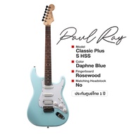 ⭐ศูนย์ไทย⭐ Paul Ray® Classic Plus S HSS กีตาร์ไฟฟ้า 22 เฟรต ทรง Strat HSS คอดำ (Rosewood Fingerboard