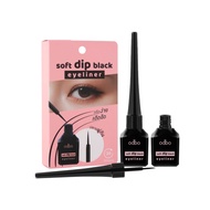 Odbo Soft Dip Black Eyeliner 6ml. OD3013 โอดีบีโอ ซอฟท์ ดิพ แบล็ค อายไลเนอร์