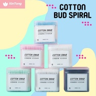 Xintong 200 Pcs Cotton Swab Baby Cotton Bud/ Spiral Cotton Bud/
