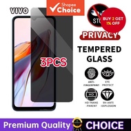 1-3Pcs Privacy Tempered Glass Screen Protector for Vivo Y03 Y18 Y28 Y17s Y20 Y20i Y20S 9H Film
