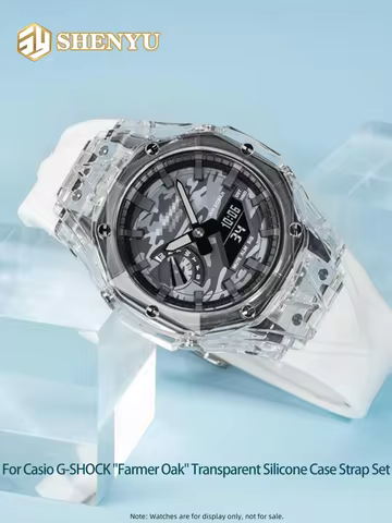 GA-2100 Transparent Mod Kit Adapter For Casioak G-Shock GA2100 GAB2100 Modification Bezel Frame Rubb