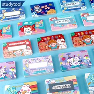 STUDYTOOL 20Pcs Reward Scratch Card Interactive Cardboard Lucky Card Scratch Off Stickers Creative B