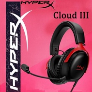 Alat Dengar Permainan Berwayar HyperX Cloud 3 III Dengan Mikrofon Bunyi DTS/Sokongan Perisian HyperX