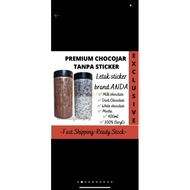 [Halal] Premium Chocojar CHOCOLATE Without sticker/cocojar/choco jar/CHOCOLATE/Own Brand/Wholesale/cadbury