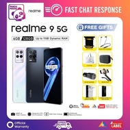 realme 9 5G (6+5GB + 128GB) Smartphone 1 Year Warranty By realme Malaysia