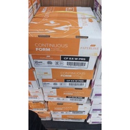 CONTINUOUS FORM PAPERLINE PAPER 9.5 X 11 FULL FOR 2 PRS FACTUR LETTER ROAD HVS