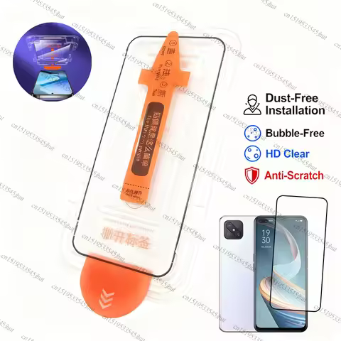 Tempered Glass For Oppo Reno4 Z 5G Glass Oppo Reno 4Z 5G Dust Free Easy Installation Screen Protecto