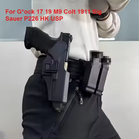 2025New Tactical Gun Holster For G1ock 17 19 M9 Colt 1911 Sig Sauer P226 HK USP Airsoft Belt Holster