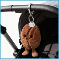 For jellycat Coffee Bag Charm Lovely Bag Charm Decoration Cute Coffee Bean Backpack Keychain for Chi