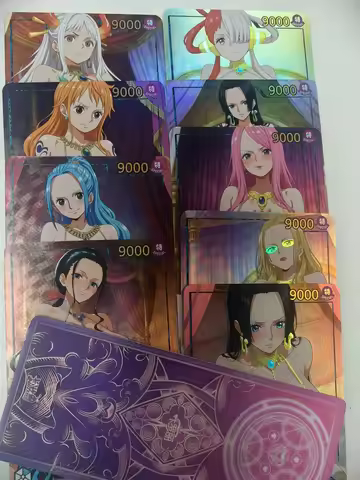 25Styles 9pcs/set ONE PIECE Yamato Nami Vivi Robin Uta Hancock Rebecca Carina Hancock anime girls to