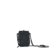 [ NASHA ] Baby Pinto Cube Chain | Black Matte  กระเป๋าสะพายทรงปิ่นโต