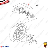 แกนล้อหลัง AXLE, REAR แท้ Suzuki GSX-R150 / GSX-S150