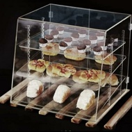 Acrylik Etalase Display Kue/Roti. Knockdown