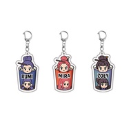 Monsters Group Acrylic Double-Sided Keychain