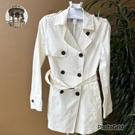 Coat Korean Style Broken White Preloved