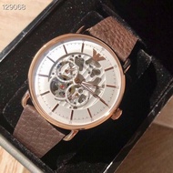Armani Armani Watch Fashion Hollow Steel Strap Waterproof Automatic Mechanical Men's Watch AR60027