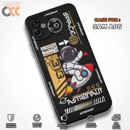 SAMSUNG A06 Case - SAMSUNG A06 ASTRONAUT Motif Casing - Premium Softcase - Silicone hp - Casing - La