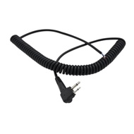 4-Wire Mic Extension Cord M Plug, 2-Pin for Motorola EP450 CP200 GP3188 GP88 Handheld Amateur Two-Wa