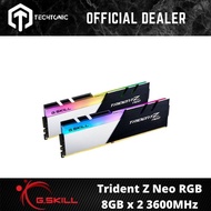 G.Skill Trident Z Neo RGB DDR4 16GB (3200MHz C16D / 3600MHz C18D) RAM Memory Module GSkill