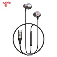 100% Original ZTE Nubia Redmagic MagicSound Earphone Type-C / 3.5MM Wired Earphone 14.2mm Driver Dia