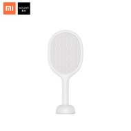 Xiaomi เครื่องตียุงไฟฟ้าแบบชาร์จไฟในครัวเรือนแบตเตอรี่ทรงพลัง USB Fly Swatter แบบพกพาเทคโนโลยีสีดำยุ