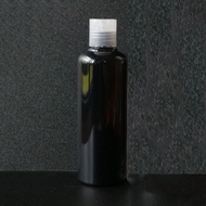 250ML BLACK CLEAR PRESSTOP BOTTLE 250ML PRESSTOP PLASTIC BOTTLE REFILLABLE CONTAINER