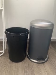 IKEA 宜家傢俬 不鏽鋼腳踏垃圾桶 12L 大垃圾桶 細垃圾桶