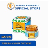 TIGER BALM WHITE OINTMENT 10G | 19G - (FOR HEADACHE & NASAL CONGESTION)