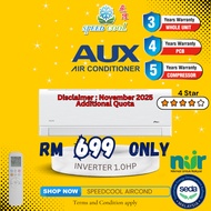 [HARGA NORMAL] AUX C-Series Inverter Air Conditioner ASW | 5 star M-Series Inverter MER
