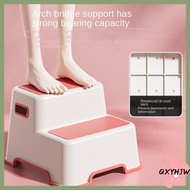 QXYHJW Plastic Step Stool Portable Non-slip Children's Foot Step Toilet Potty Training Bathroom Accessories Children