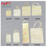 ☇◑ ◰ ✢ ♞,♘10pcs Local Abaca Bag / Sinamay Bag  / Native Abaca Gift Bag/ Local Abaca Souvenir Bag