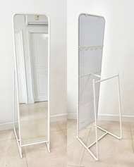 IKEA 簡約白色全身鏡