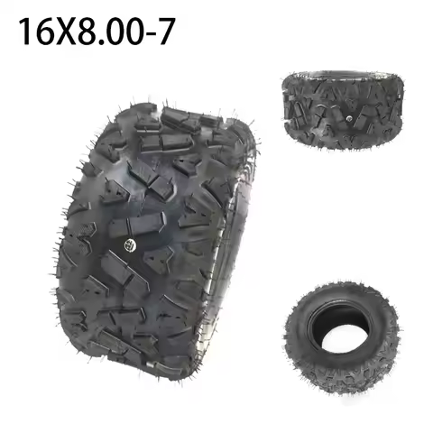 16x8.00-7 tubeless tyre for Beach car 16X8-7 ATV Go-kart wear-resistant road vacuum tire four-wheel 