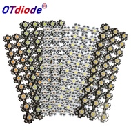 Wholesale 100pcs 1W 3W High Power LED Diodes Lamp  Chip Warm Cold White Red Blue Green Yellow RGB445