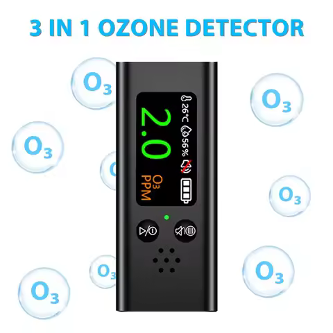 Portable Ozone Analyzer Multifunctional Intelligent O3 Ozone Meter Gas Detector Sensor Air Quality P