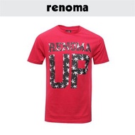 RENOMA Red Printed Design T-shirt 100% Cotton