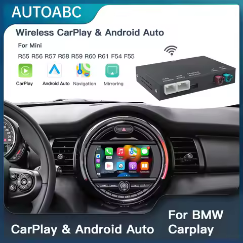 Wireless CarPlay Android Auto for BMW Mini R55 R56 R57 R58 R59 R60 R61 F54 F55 Clubman Countryman Ha