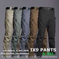 【on hand】IX7IX9 Tactical Pants for Men Multi Pocket Cargo Pants Unisex Waterproof Trekking Pants