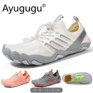 Ayugugu Barefoot Shoes Anti-Slip Indoor Fitness Shoes Men Women Treadmill Shoes Silent Soft Soled Wa
