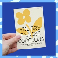 Iway | Unique meaningful message card as a gift for friends and relatives, decoration | Size: A6