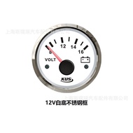 12Battery Meter/KUS Mechanical Voltmeter Standard Meter Motorhome RV Speedboat Yacht Truck Car Marin