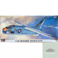 Hasegawa 1/72 F-8E Crusader Double Nuts Fighter Aircraft Model World War Assembled
