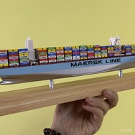 Maersk Container Ship Model Decoration Simulation Alloy Cargo Sea Transport Jiuxing Enterprise Compa