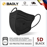 5D Face Mask 50 Pieces kn95 mask 5 Layer Protection Reusable Unobstructed Breathing KN95 Face Mask 1
