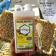 Madu Murni Asli 1 liter/ Madu Hutan Multiflora Ternak / Madu ASYADDA Langsung dari Sarang