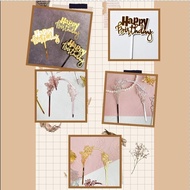 [Fs] Happy Birthday Acrylic Topper Arch Arch cake parcel hamper